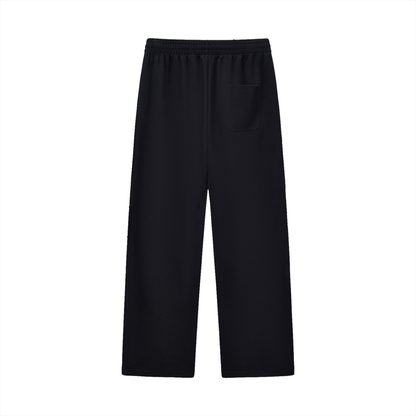 45° Curved Stripe Straight-Leg Sweatpants