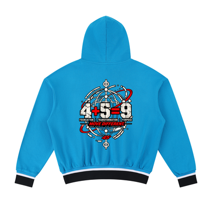 45° Color Block Boxy Hoodie