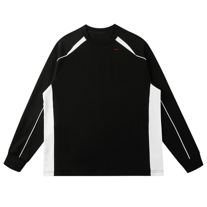 45° Contrast Panel Raglan Sweatshirt
