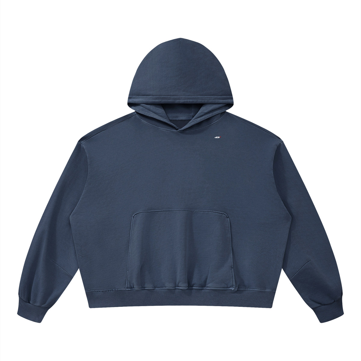 45° Unisex Boxy Vintage Washed Hoodie