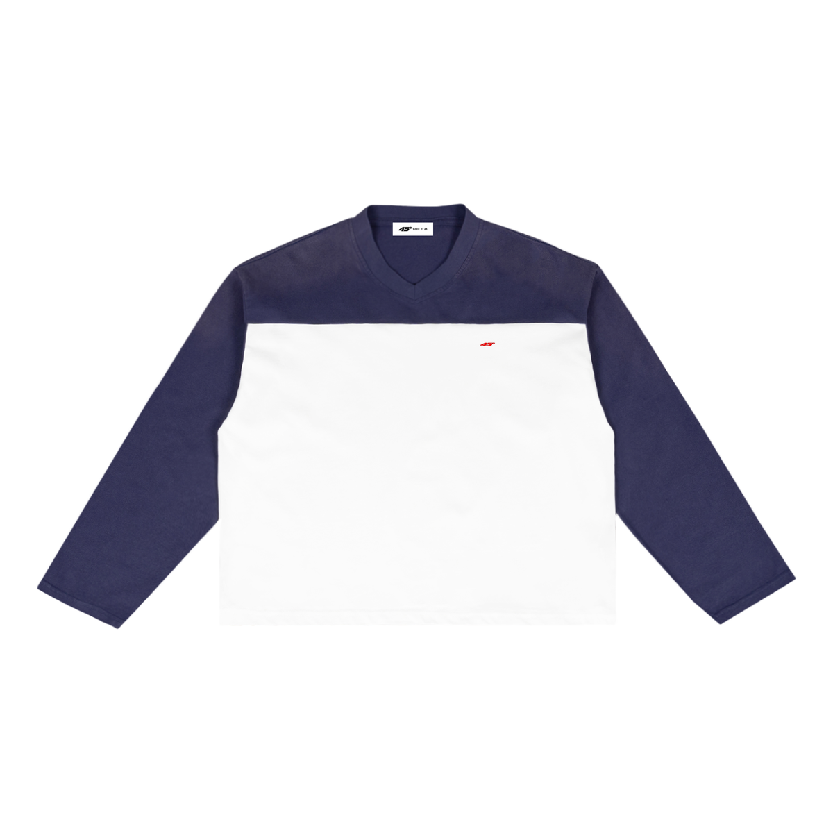 45° Sun-Fade Color-Block T-Shirt