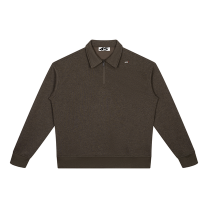 45° Boxy Quarter-Zip Sweatshirt