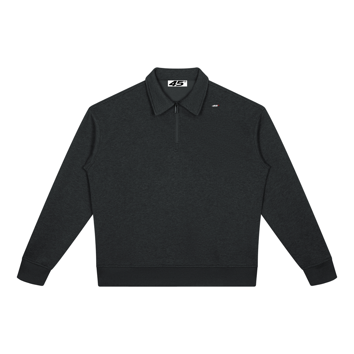45° Boxy Quarter-Zip Sweatshirt