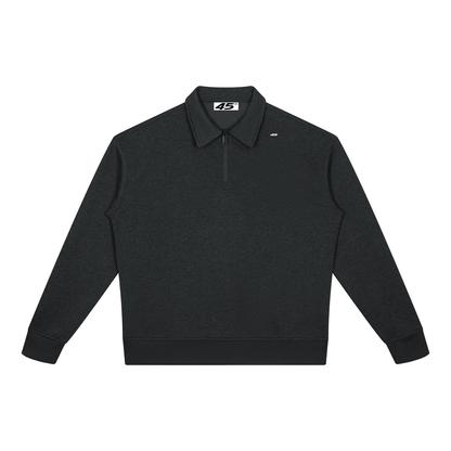 45° Boxy Quarter-Zip Sweatshirt