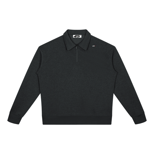 45° Boxy Quarter-Zip Sweatshirt
