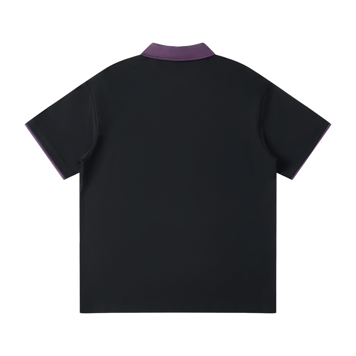 45° Contrast Collar Raglan Polo Shirt
