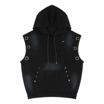 45° Sun-Fade Sleeveless Hoodie