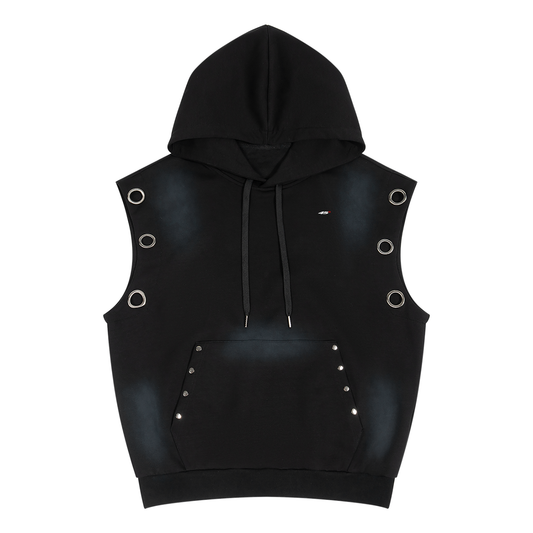 45° Sun-Fade Sleeveless Hoodie