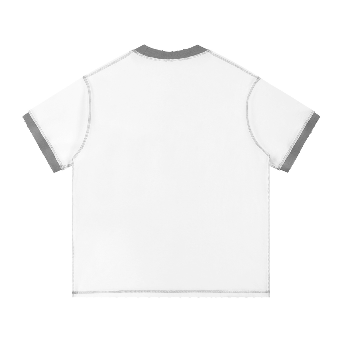 45° Unisex Contrast-Stitched Ringer T-Shirt