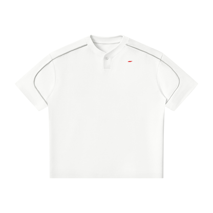 45° Oversized Piping Henley