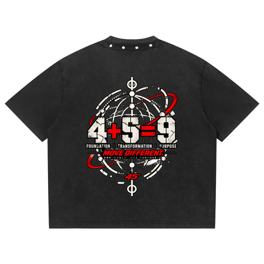 45° Unisex One World Snow-Wash Tee