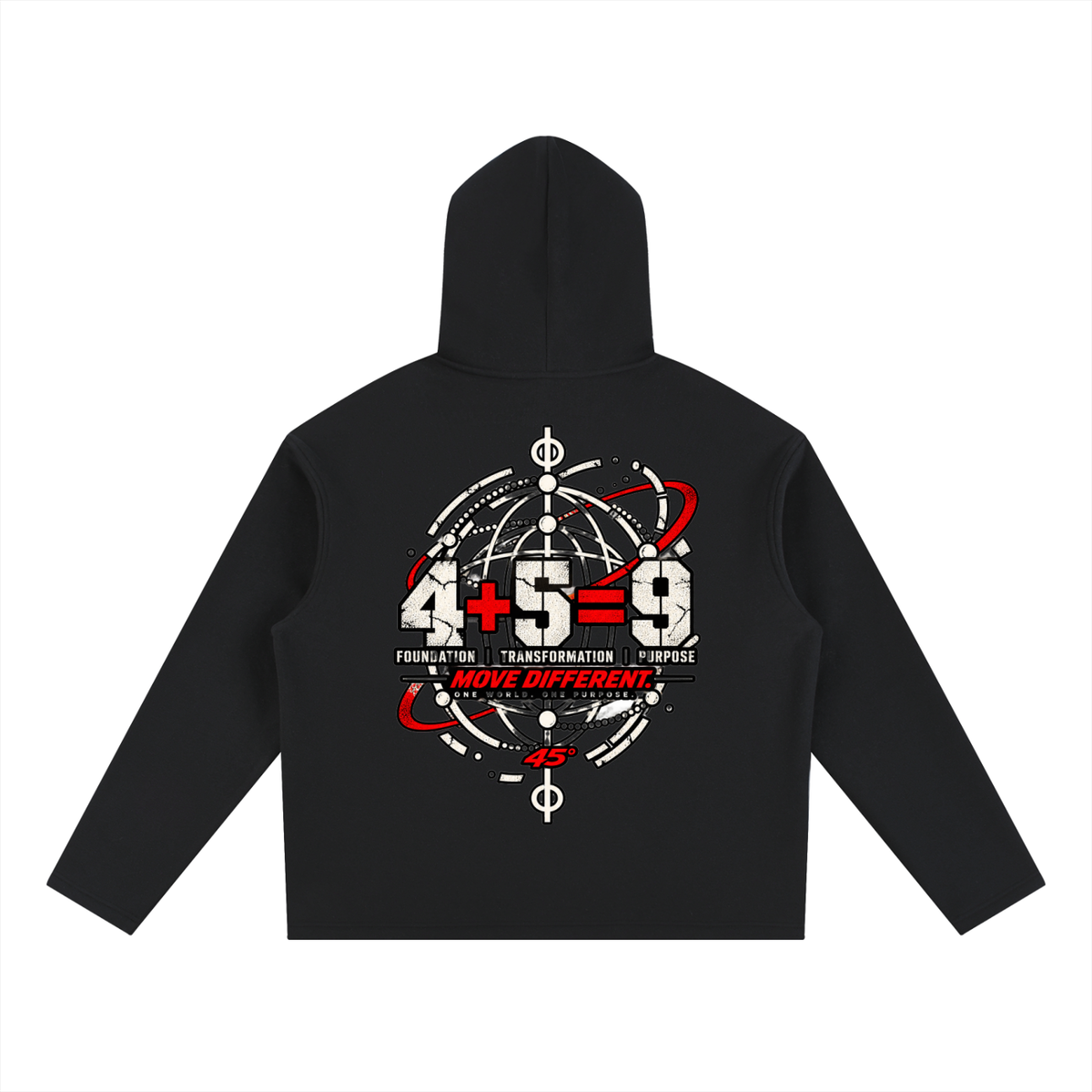 45° Oversized Fleece Hoodie